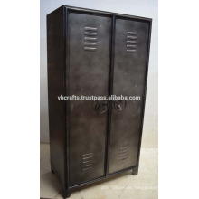 Industrial Vintage Locker Schrank Natürliche Metall Finish